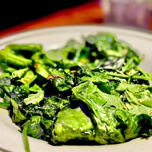 The most fabulous spinach side we have ever had. Cooked &amp; Seasoned to perfection :)...