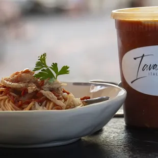 Crab enchilau. Sauce for sale in house