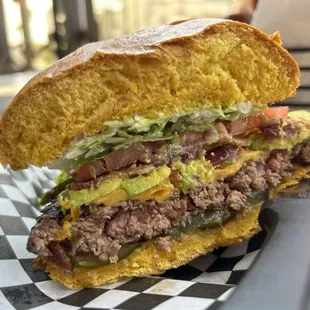 Bacon avocado burger