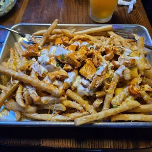 Buffalo chicken fries