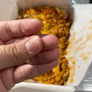 Piece of metal in my Steak Fries