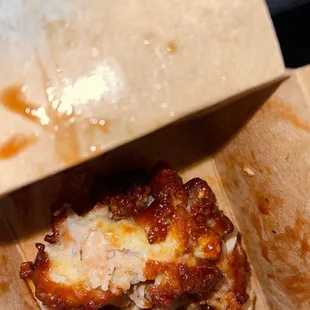 Nasty wings I waited ten minutes for