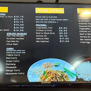 tacos, menu