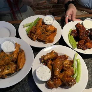 Hard fried, bbq, and an asian flavor