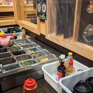 a man preparing food in a kitchen