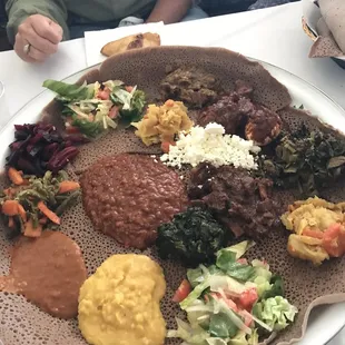 Mahberawi and Vegetarian Combo