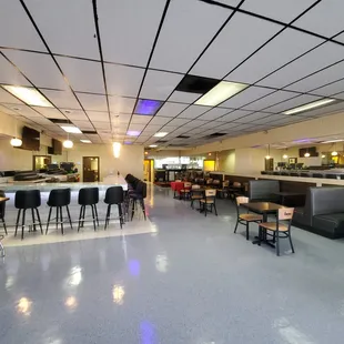 the interior of a restaurant