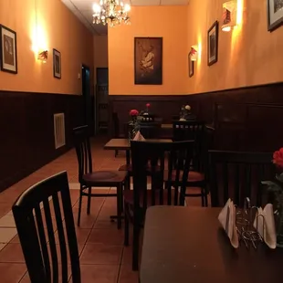 he interior of a restaurant