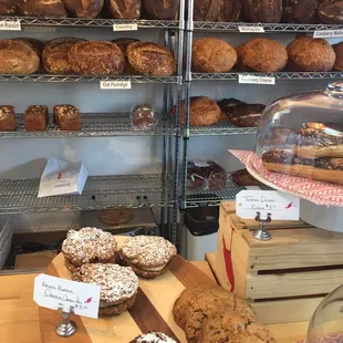 Loaves or bread and homemade sweets!