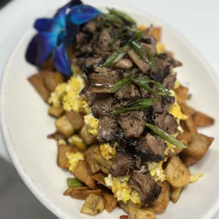 steak, food