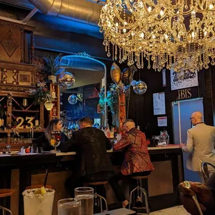 The decor feels like Europe, New Orleans, and Memphis.