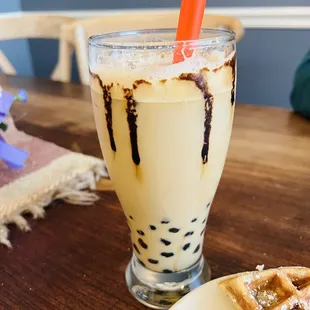 Ruby and Pearl Bubble Tea