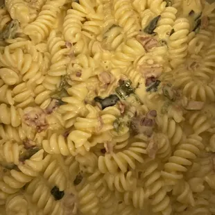 Smoked poblano bacon mac.