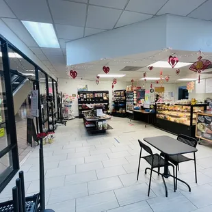 the inside of a grocery store