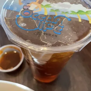 Pomegranate strawberry tea