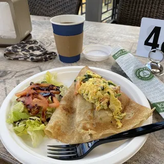 Spinach Feta Crepe