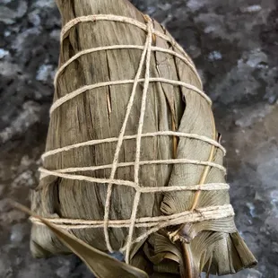 Savory Chinese tamale just like how my mom used to make. $4 each.