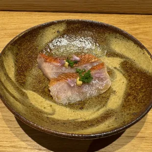 Golden Eye Snapper Sashimi