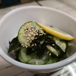Cucumber and Seaweed Salad