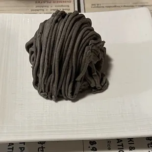 black sesame cake