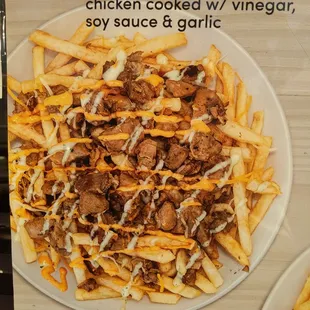 Chicken Adobo Fries