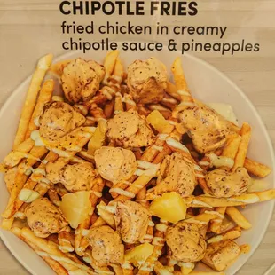 Hawaiian Chicken Chipotle Fries