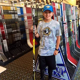 New sticks in our Ty.M.Up Hockey store!