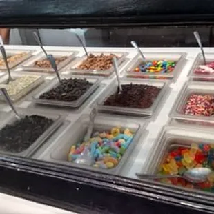 Toppings bar