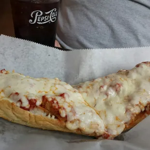 Chicken parmesan sub