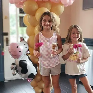 u-pick flowers, ice cream, and espresso!