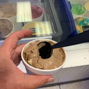 Jack Daniels Chocolate Chip ice cream!! The best of all worlds!!