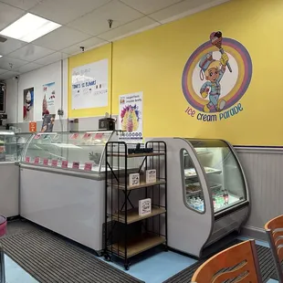 Hand Dipped Ice Cream interior.