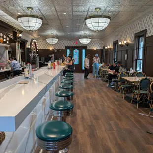 interior, sushi and sashimi