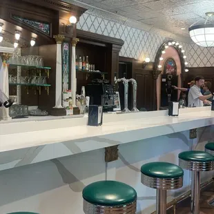 Old timey ice cream parlor