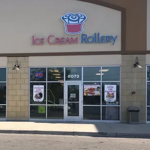 the front of the store