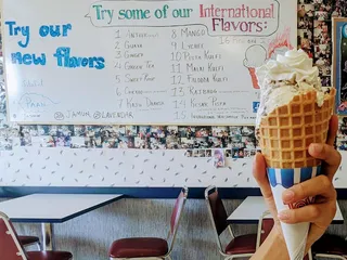 Mardi Gras Homemade Ice Cream