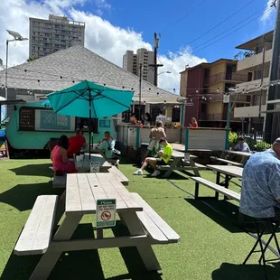 Plenty of dining space