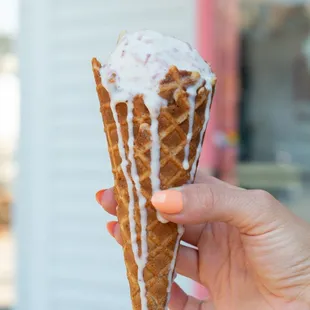 drippy cone on a hot day!