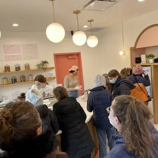 Grand opening day crowd!