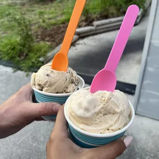 Two double scoops
