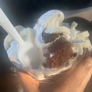 Oreo Explosion with bananas