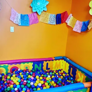 a ball pit