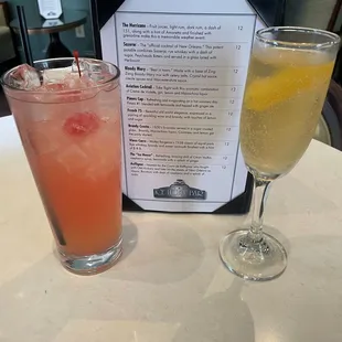 The "Ice House" &amp; French 75.