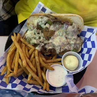 steak, food