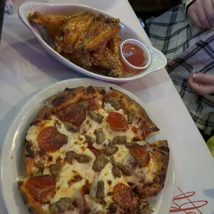 pizza, food