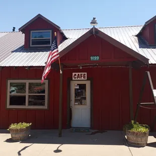 the outside of the building