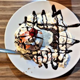 This is their 2022 Restaurant Week Hot Fudge Sundae dessert.  Photo taken January 17, 2022.