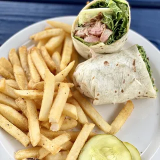 Blackened Tuna Caesar Wrap