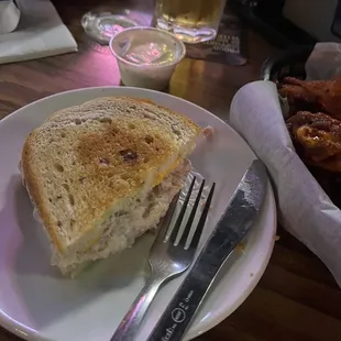 My half of a tuna melt