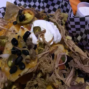 Nachos with Carnitas